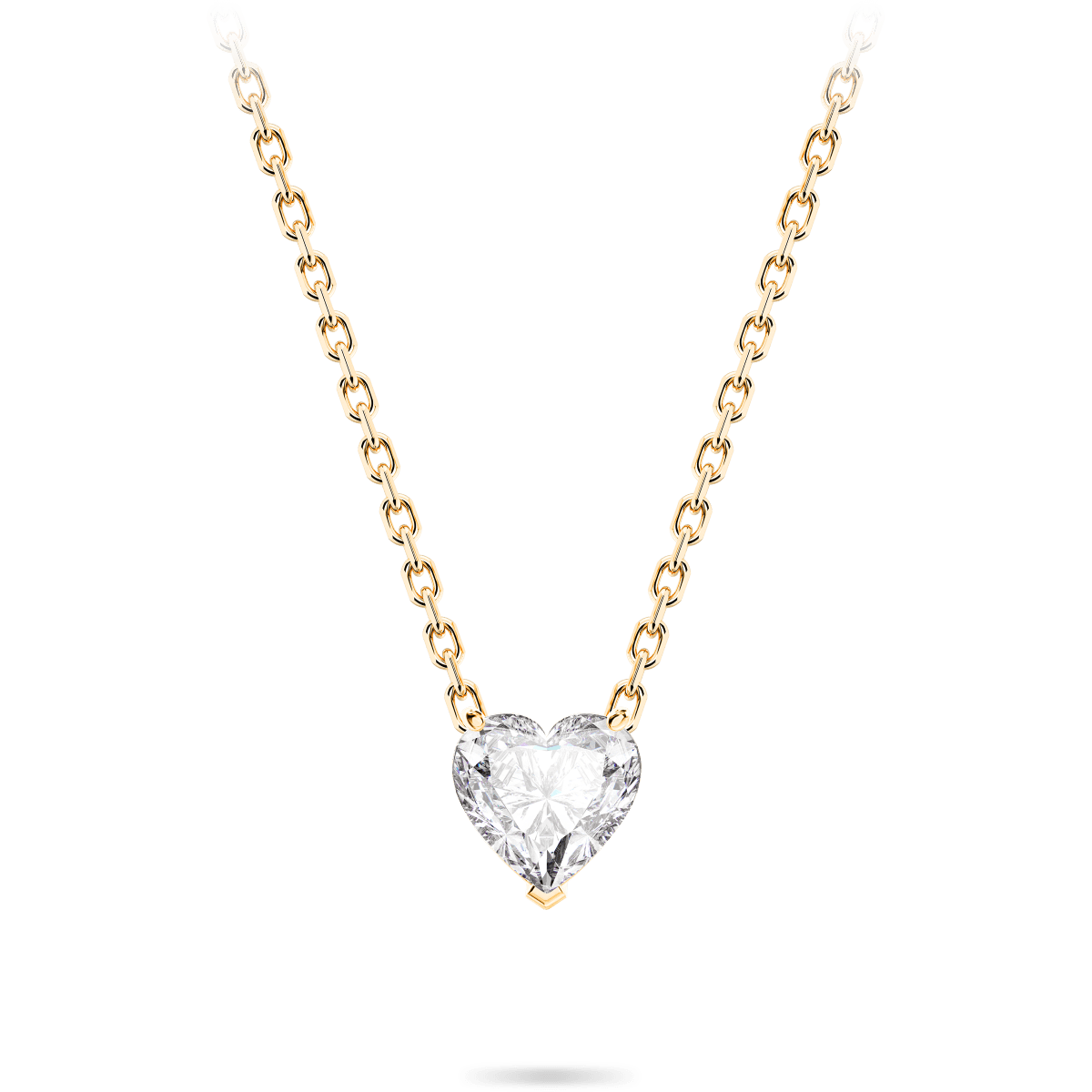 Heart Solitaire Necklace – MJ JONES