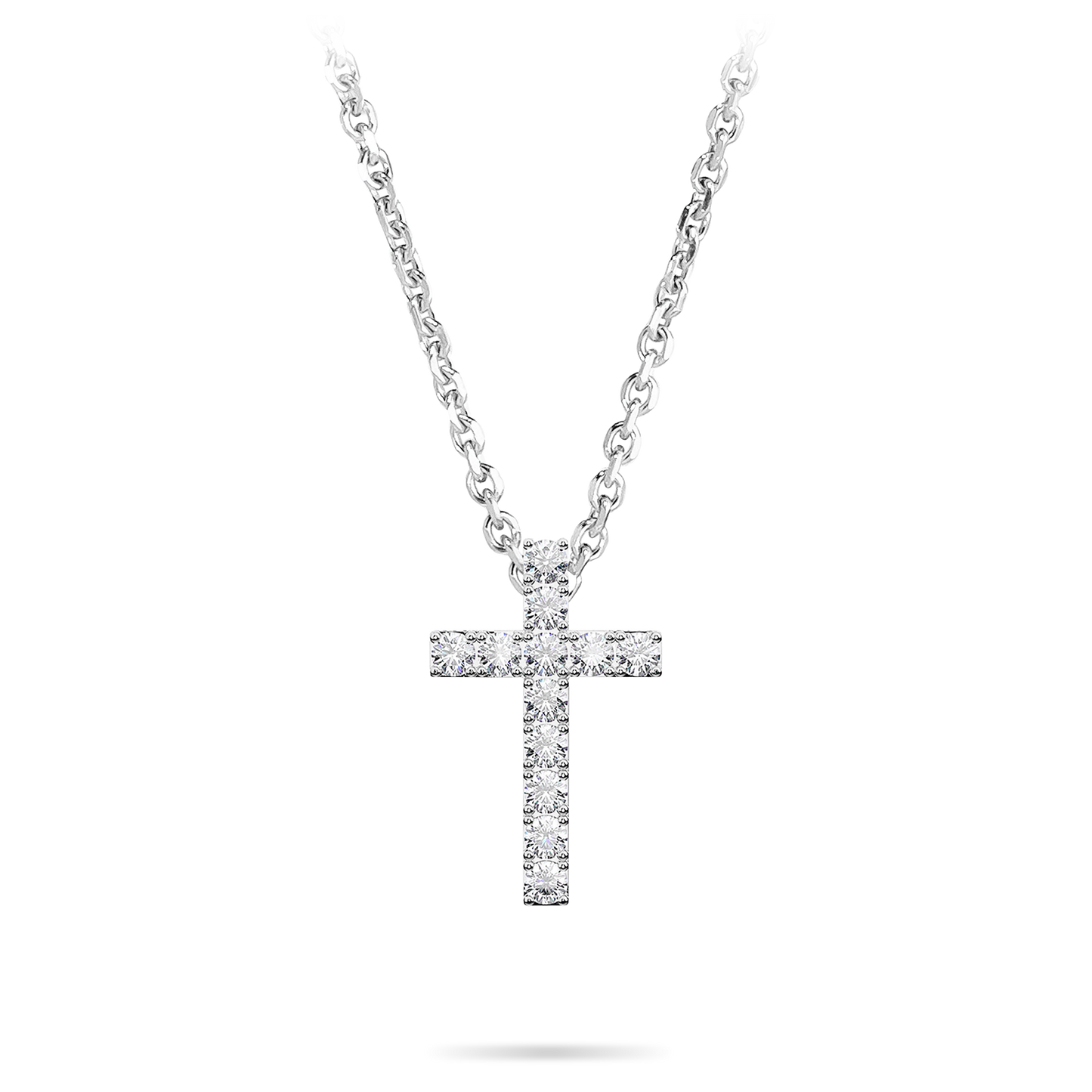 DNA Cage Cross Pendant