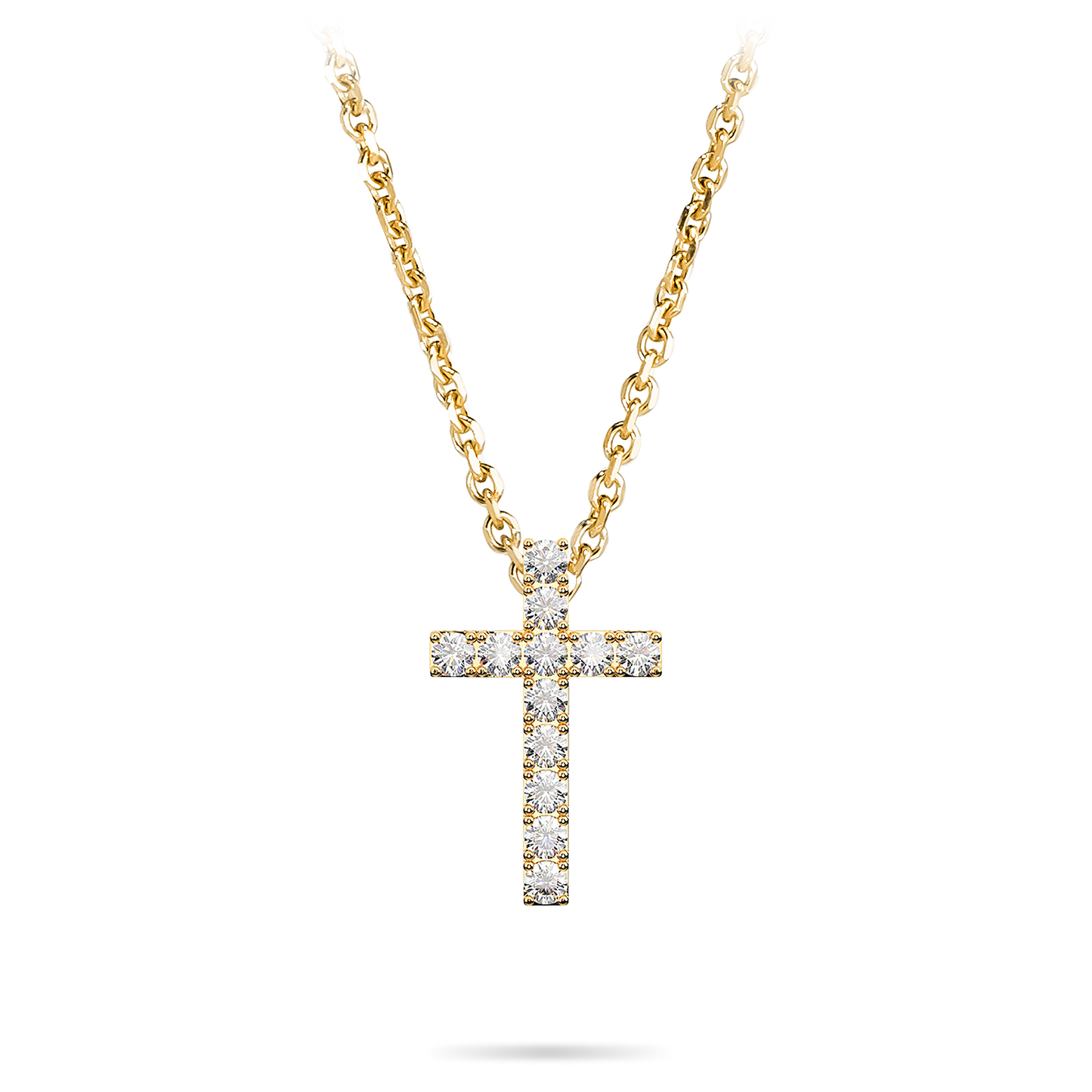 DNA Cage Cross Pendant