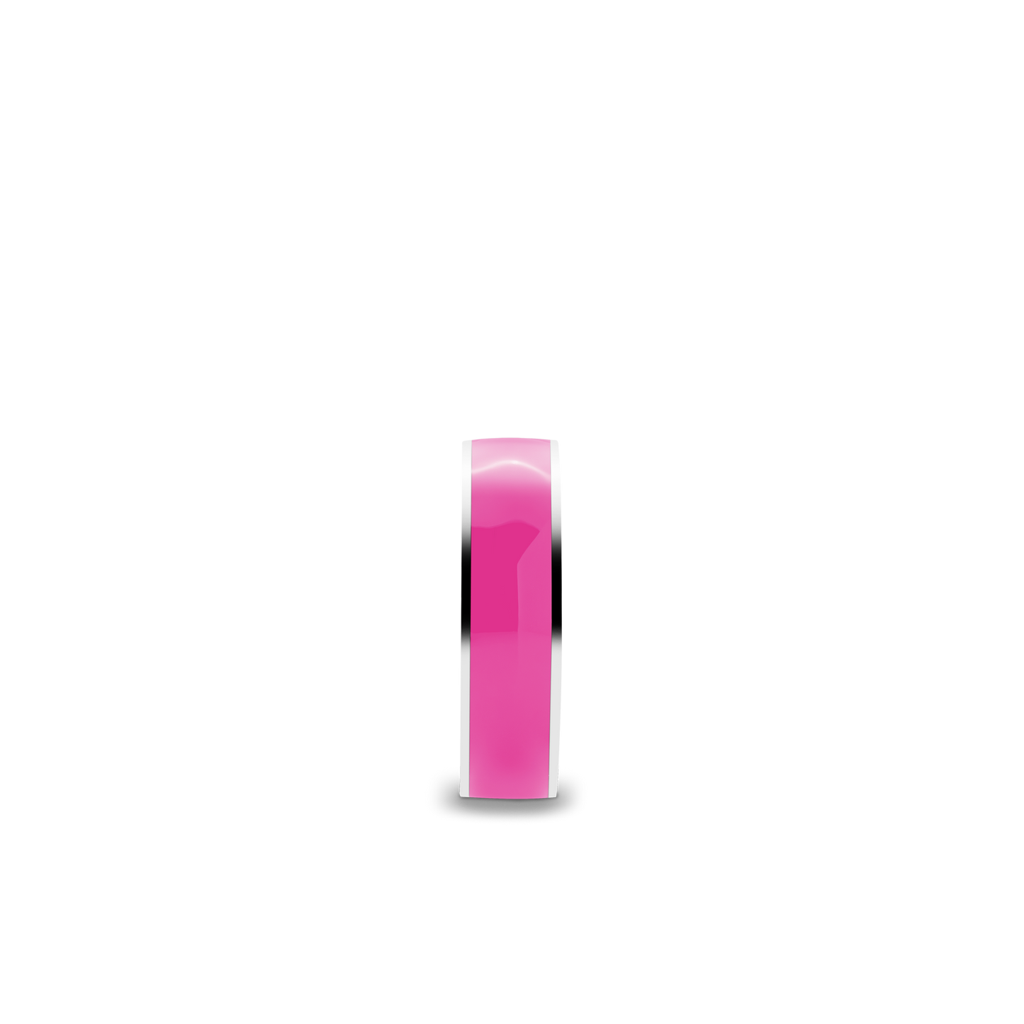 DNA Cage Pink Enamel Ring XL