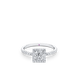 Princess Halo Diamond Engagement Ring