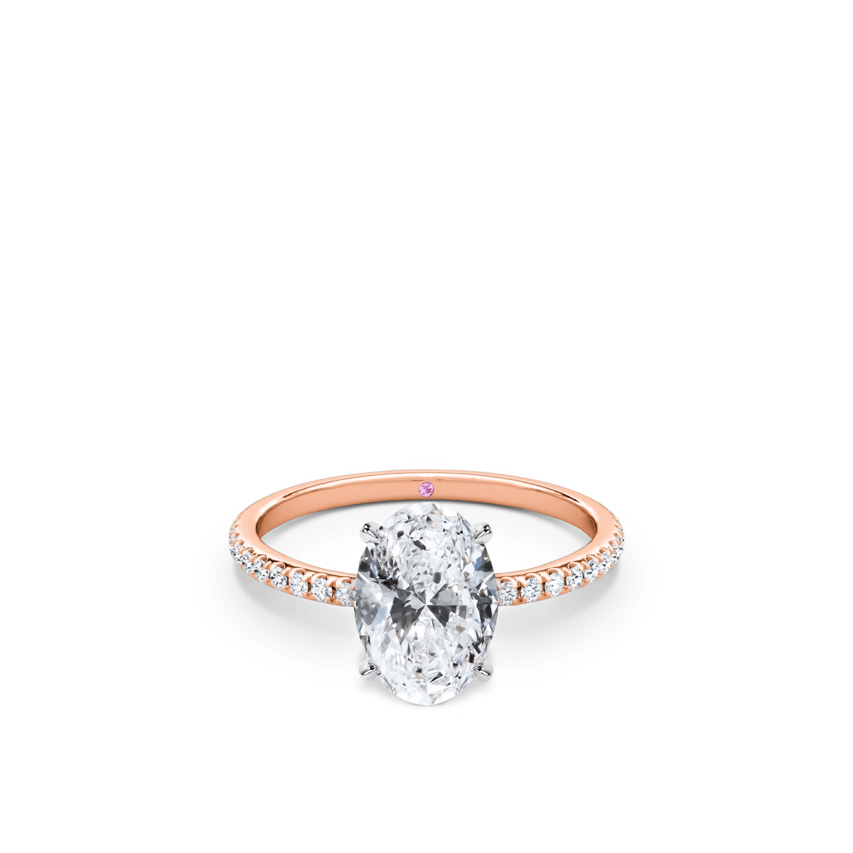 Oval Diamond Engagement Ring MJ JONES