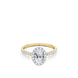 Oval Halo Diamond Engagement Ring
