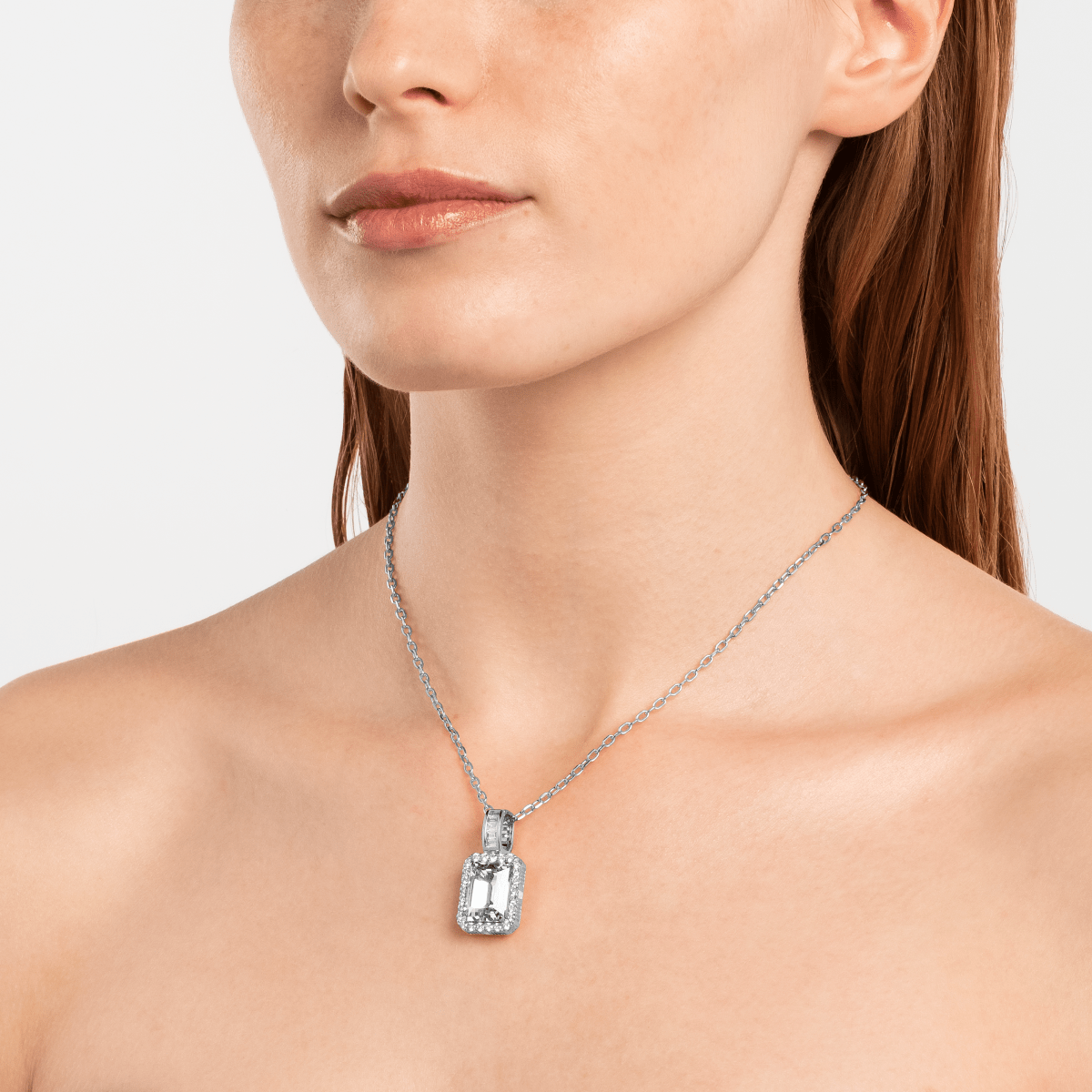 Jewel Pendant White Topaz