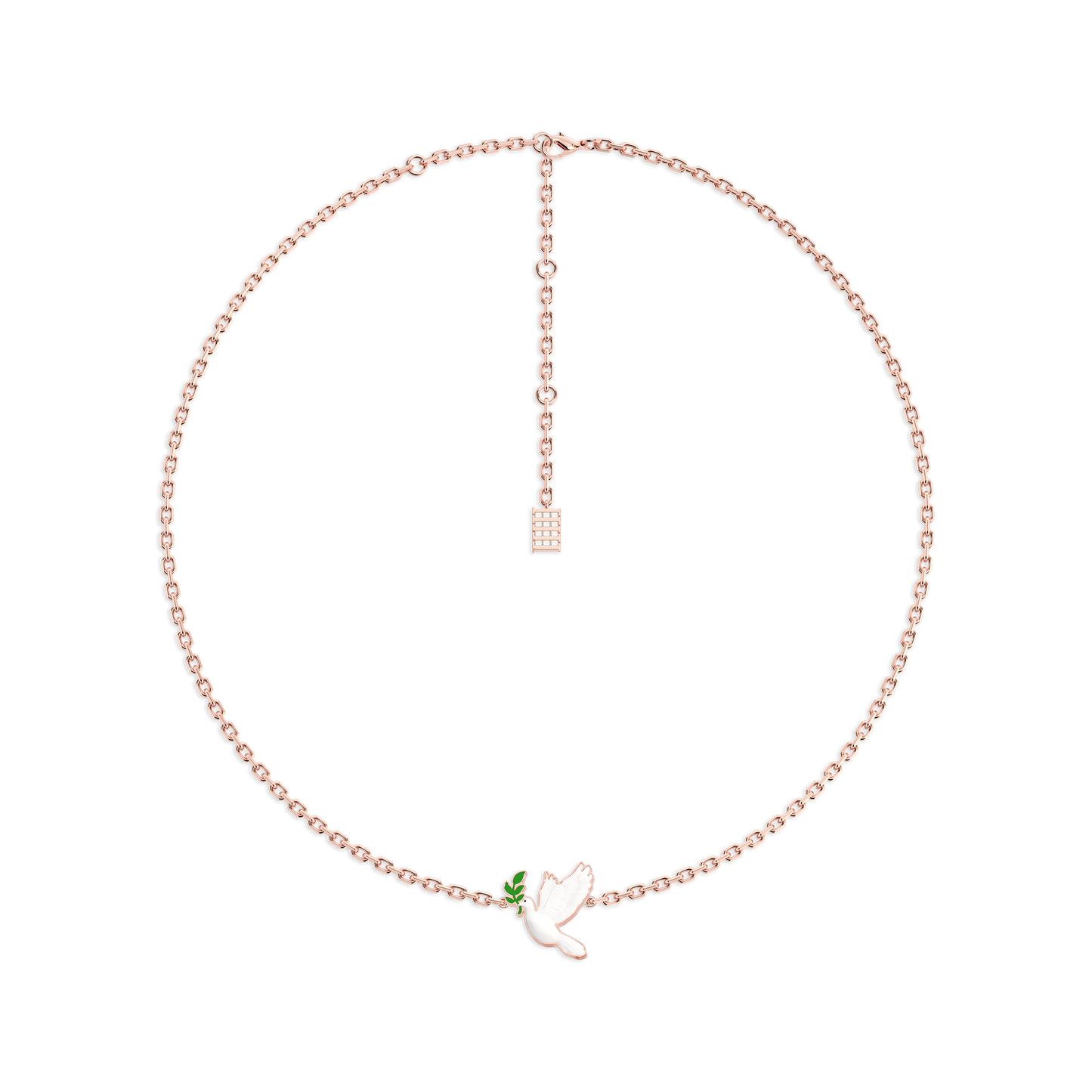 Pearl Skies Pendant Dove Charm