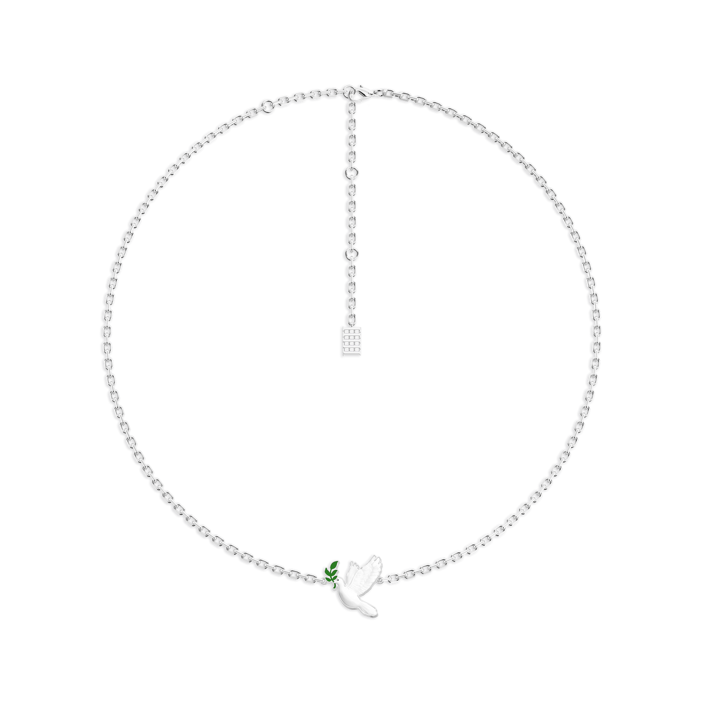 Pearl Skies Pendant Dove Charm