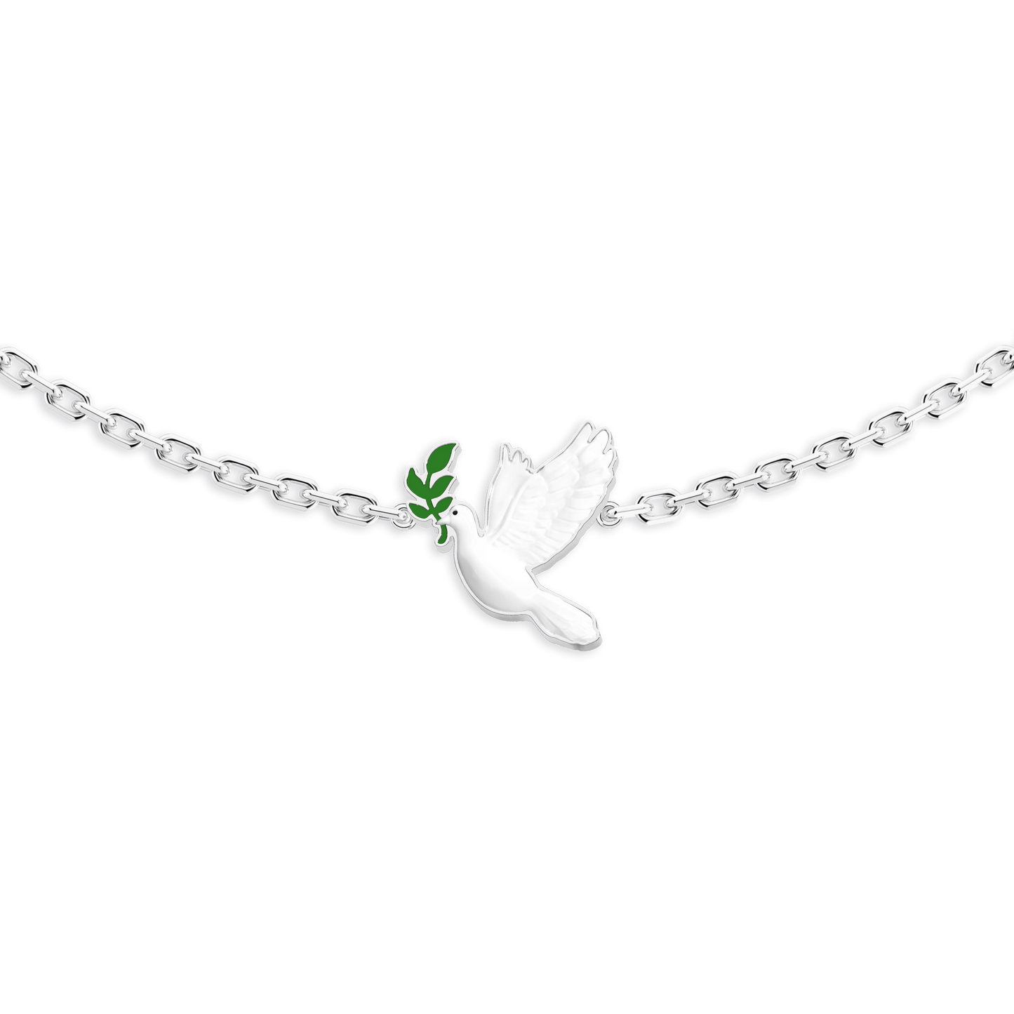 Pearl Skies Pendant Dove Charm