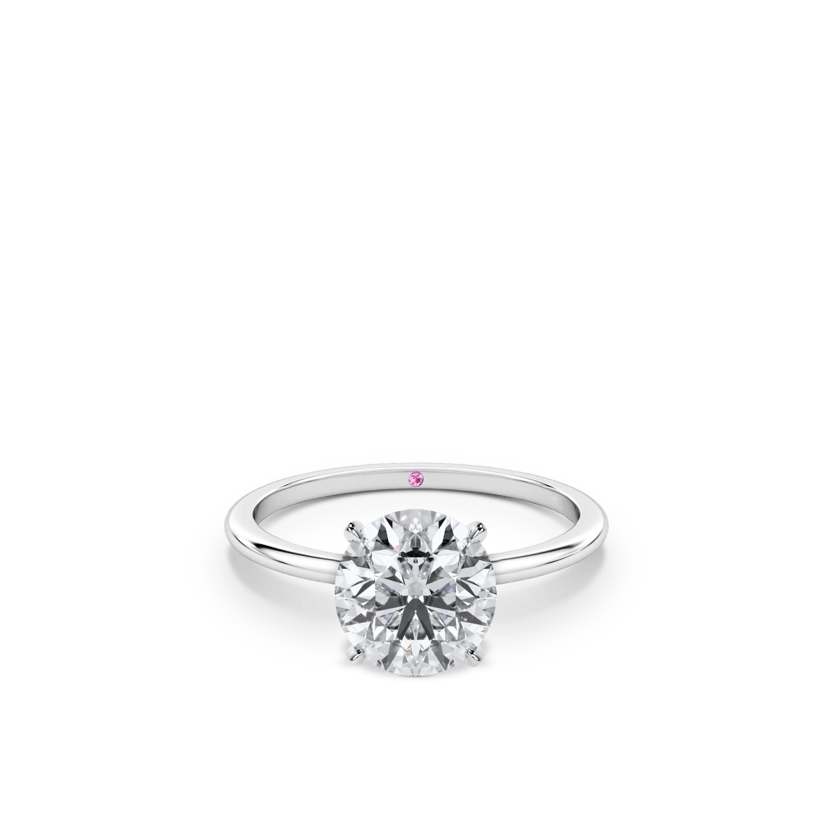 Round Diamond Engagement Ring – MJ JONES
