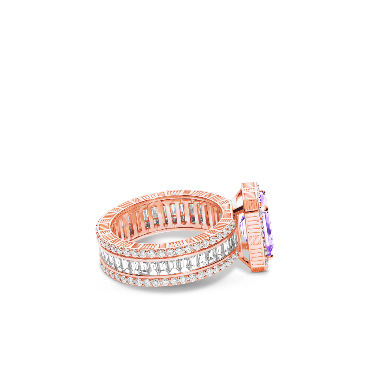 Jewel Ring Purple Amethyst