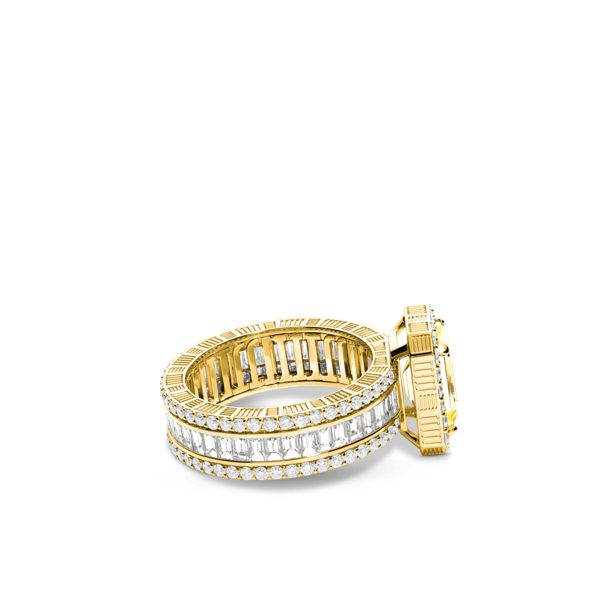 Jewel Ring Yellow Quartz