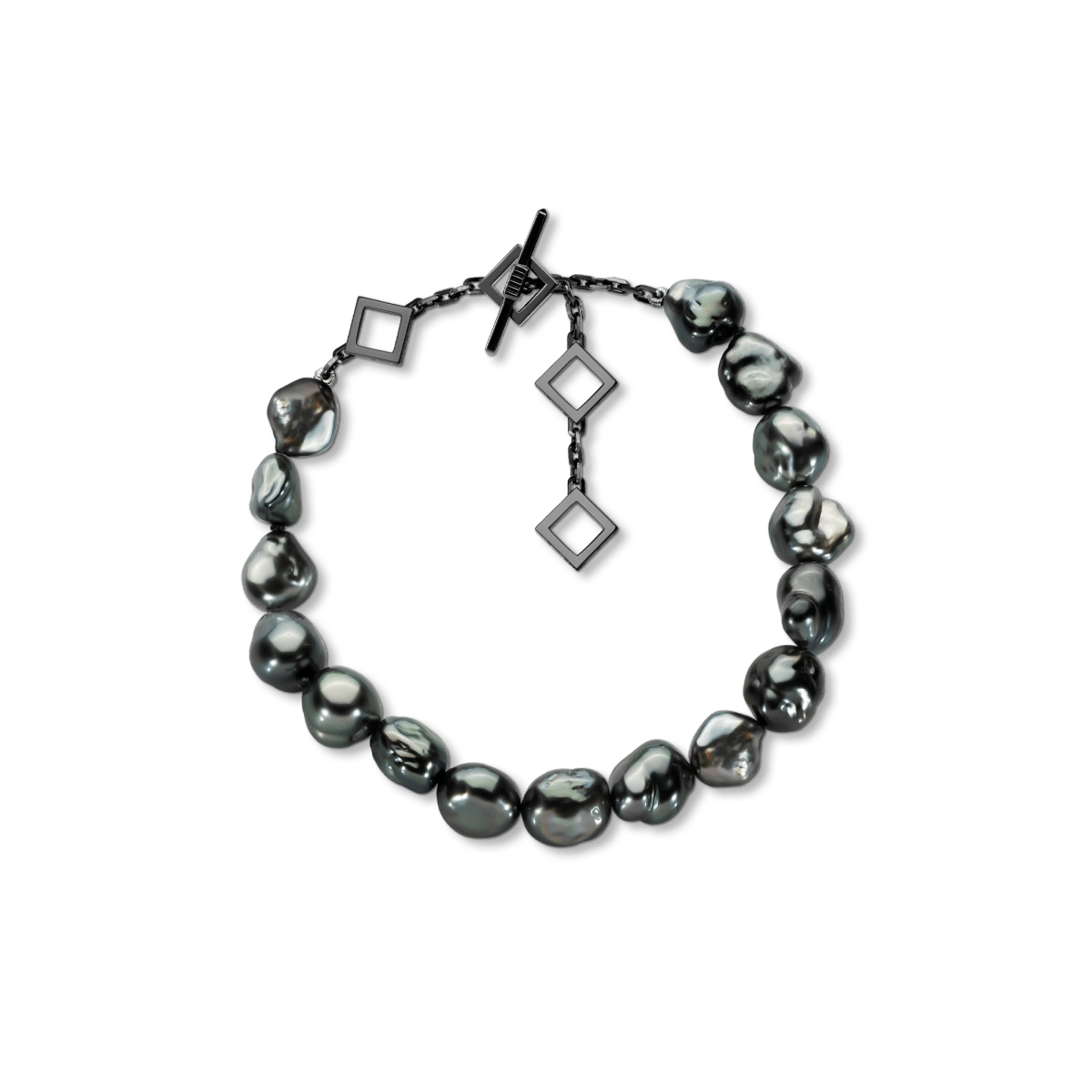 Black Keshi Pearl Bracelet