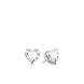 Heart Solitaire Earrings