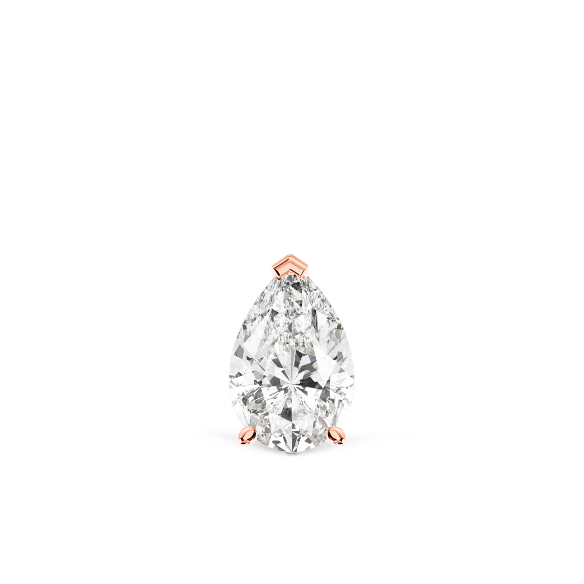 Pear Solitaire Earrings