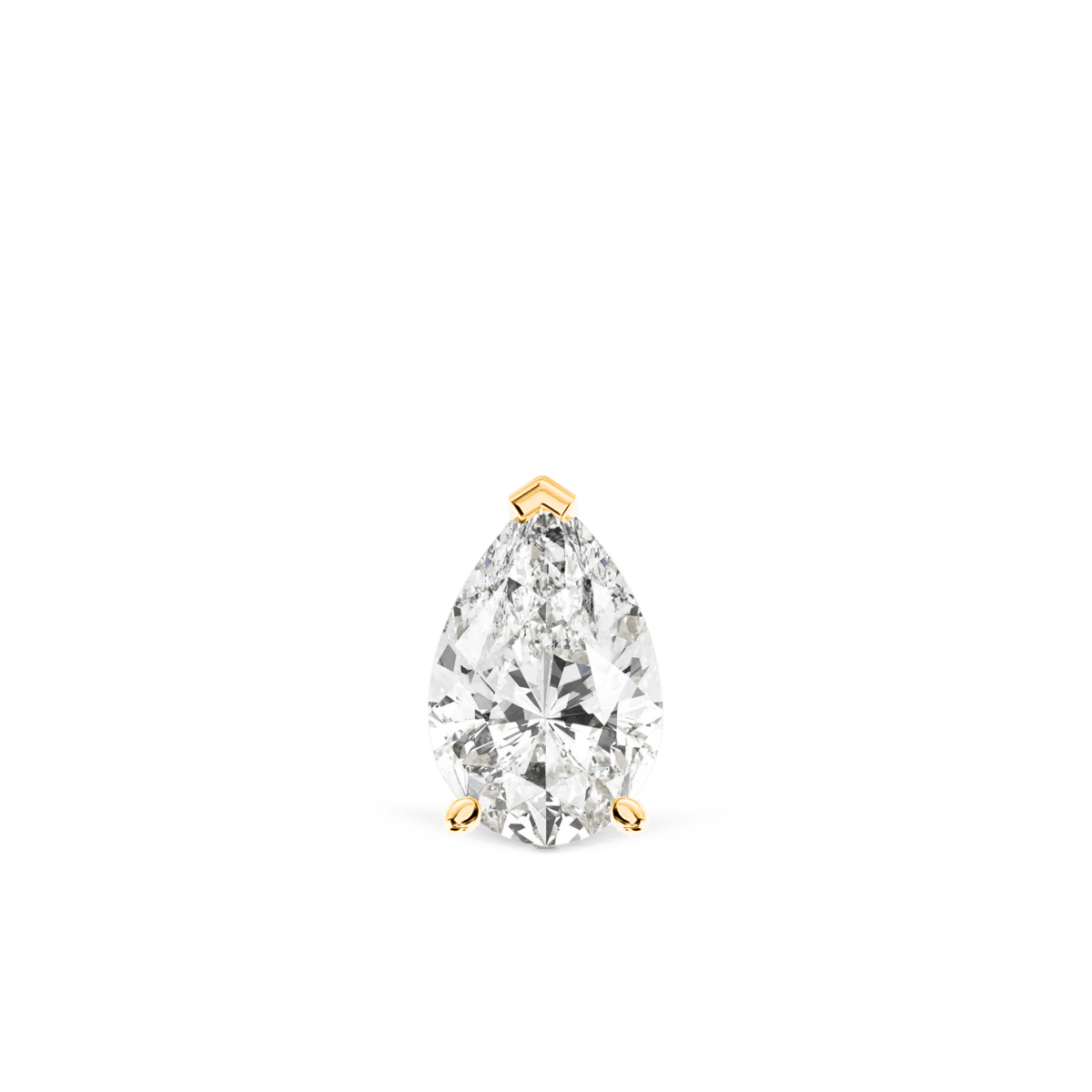 Pear Solitaire Earrings