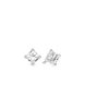 Princess Solitaire Earrings