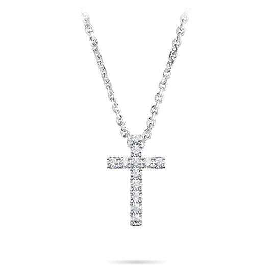 DNA Cage Cross Pendant