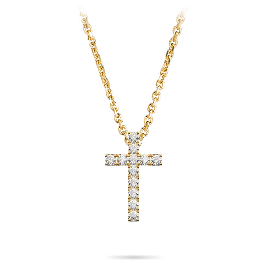 DNA Cage Cross Pendant