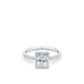 Radiant Halo Diamond Engagement Ring