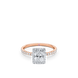 Radiant Halo Diamond Engagement Ring