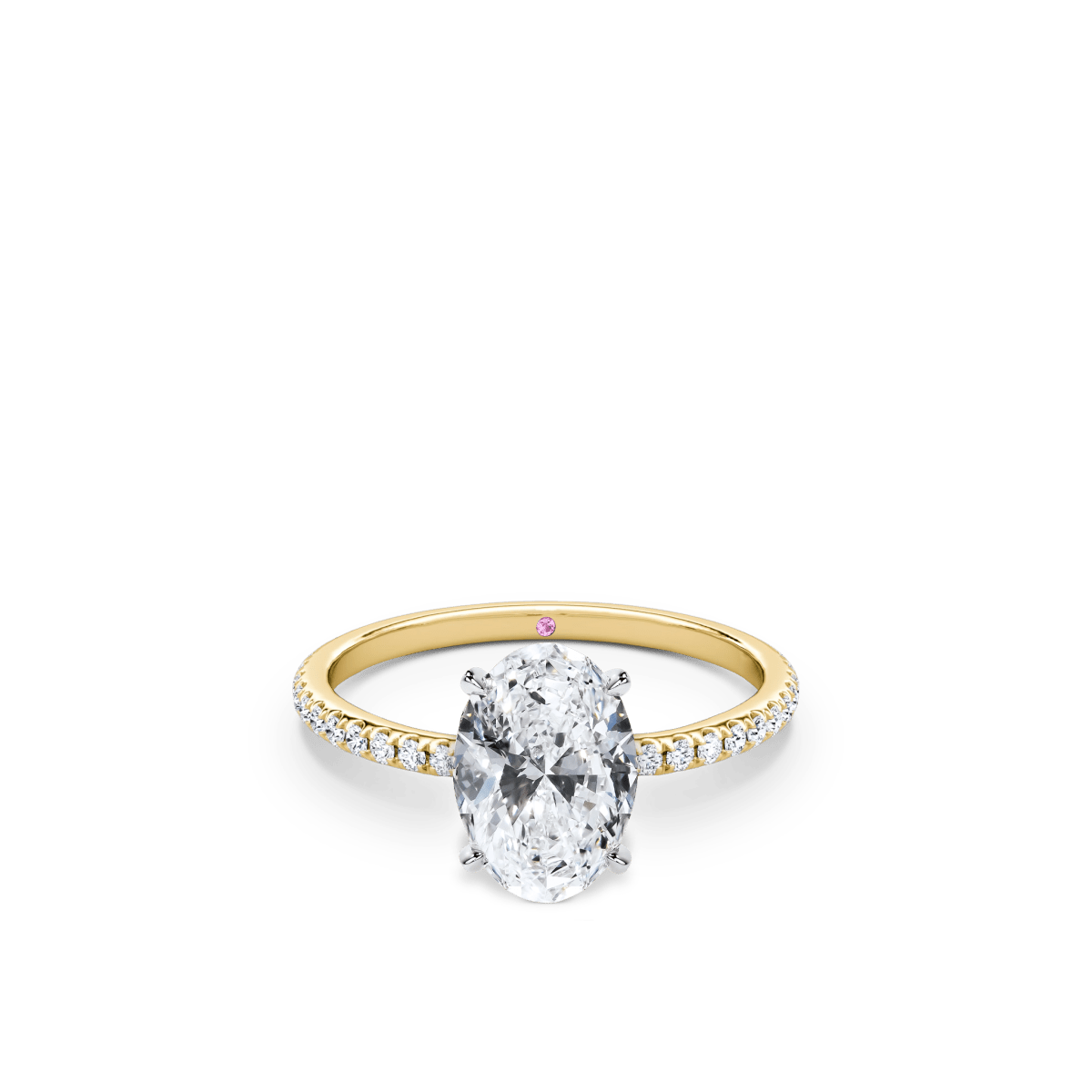 Oval Diamond Engagement Ring