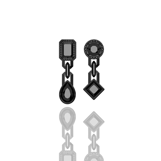 Jewel Four Cut Earrings