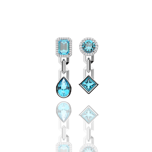 Jewel Four Cut Earrings