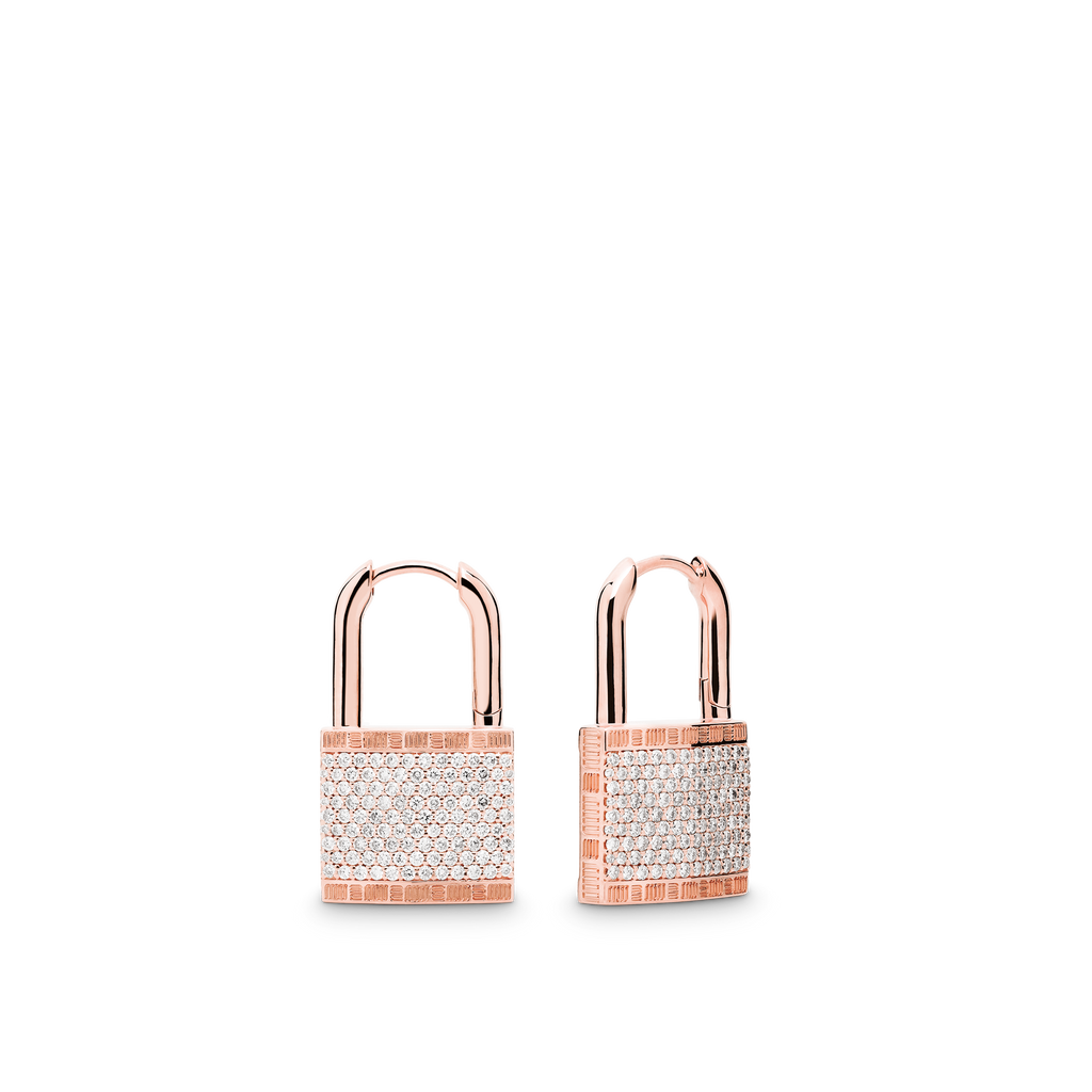 Pont Des Arts Padlock Earrings – MJ JONES - Main Image