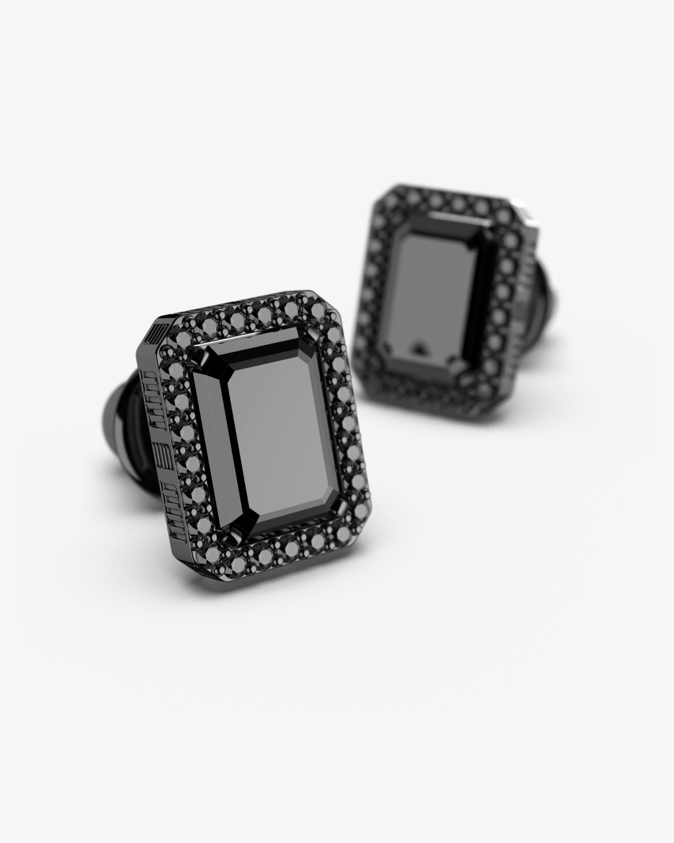 Jewel Earrings Black Onyx