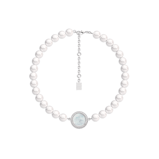 Pearl Skies Akoya Bracelet Round Charm