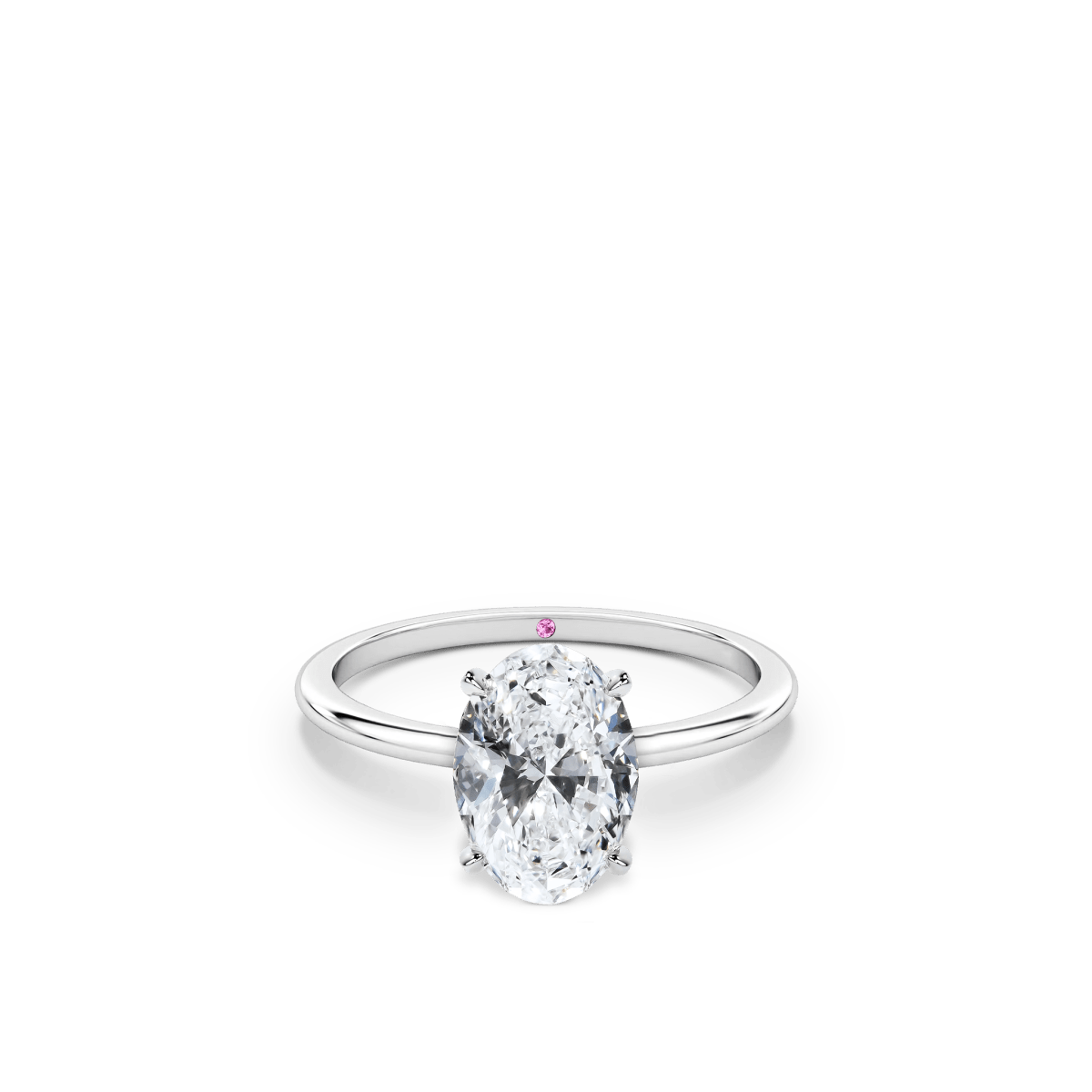 Oval Diamond Engagement Ring