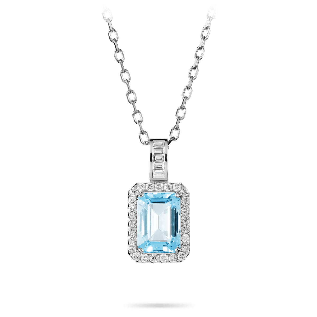 Jewel Pendant Blue Topaz