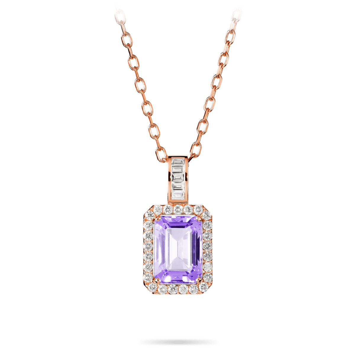 Jewel Pendant Purple Amethyst