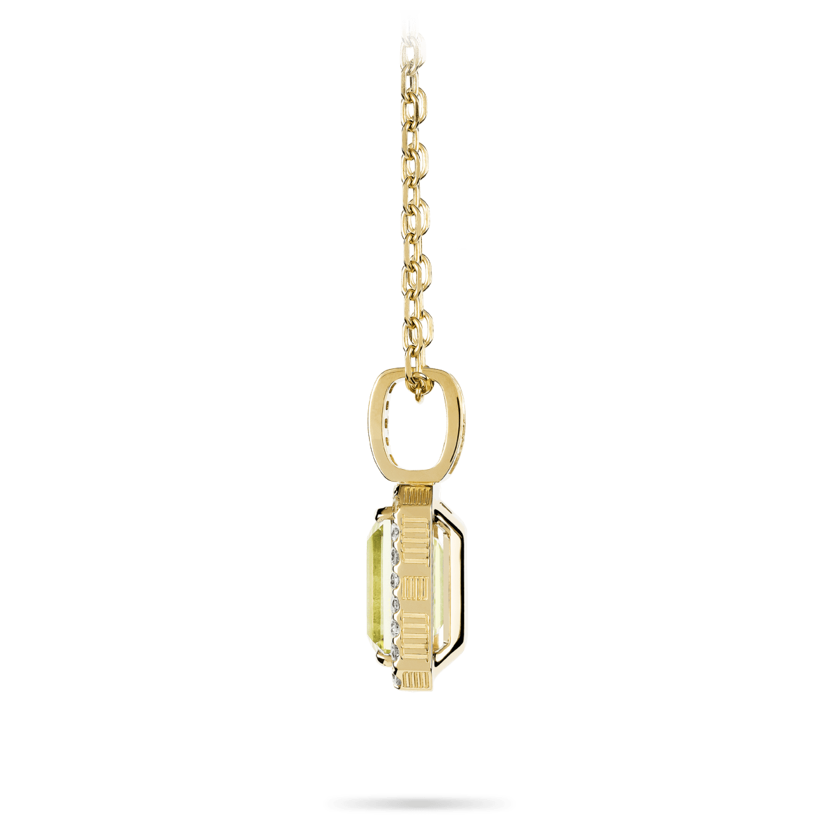 Jewel Pendant Yellow Quartz