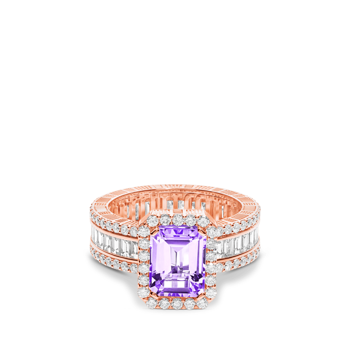 Jewel Ring Purple Amethyst