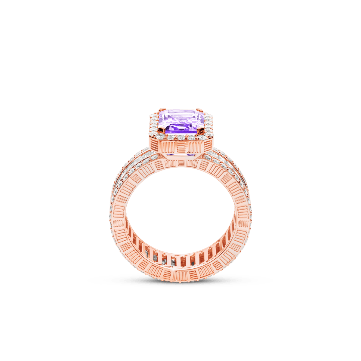 Jewel Ring Purple Amethyst