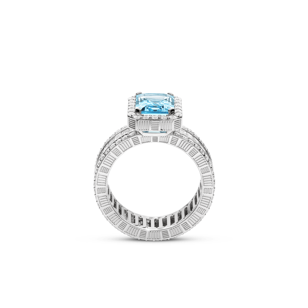 Jewel Ring Blue Topaz