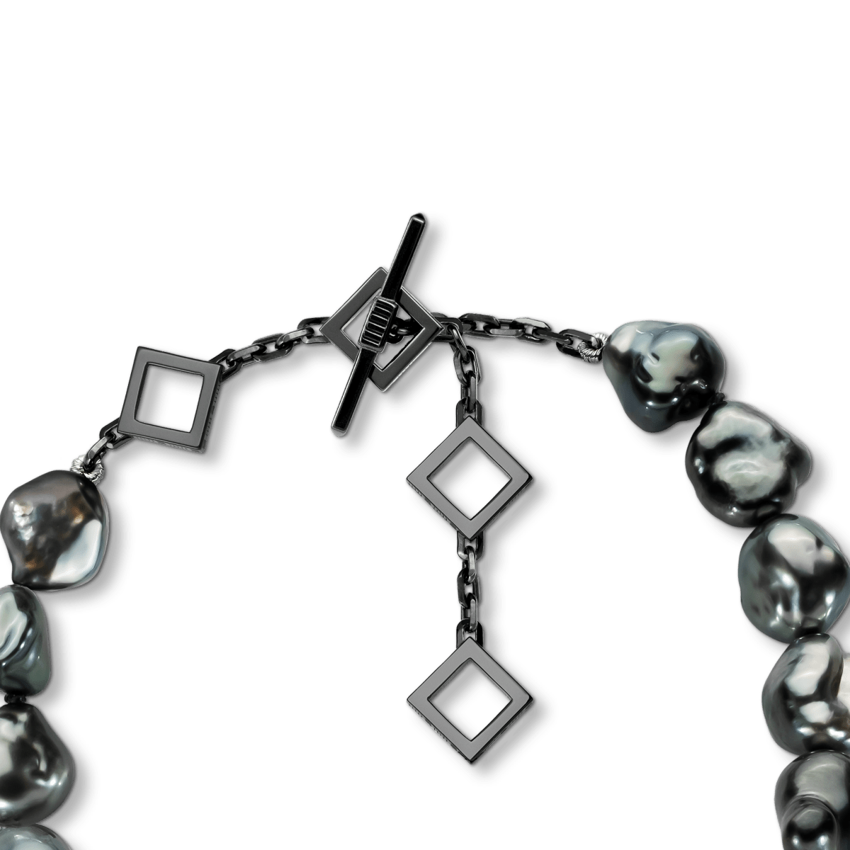 Black Keshi Pearl Bracelet