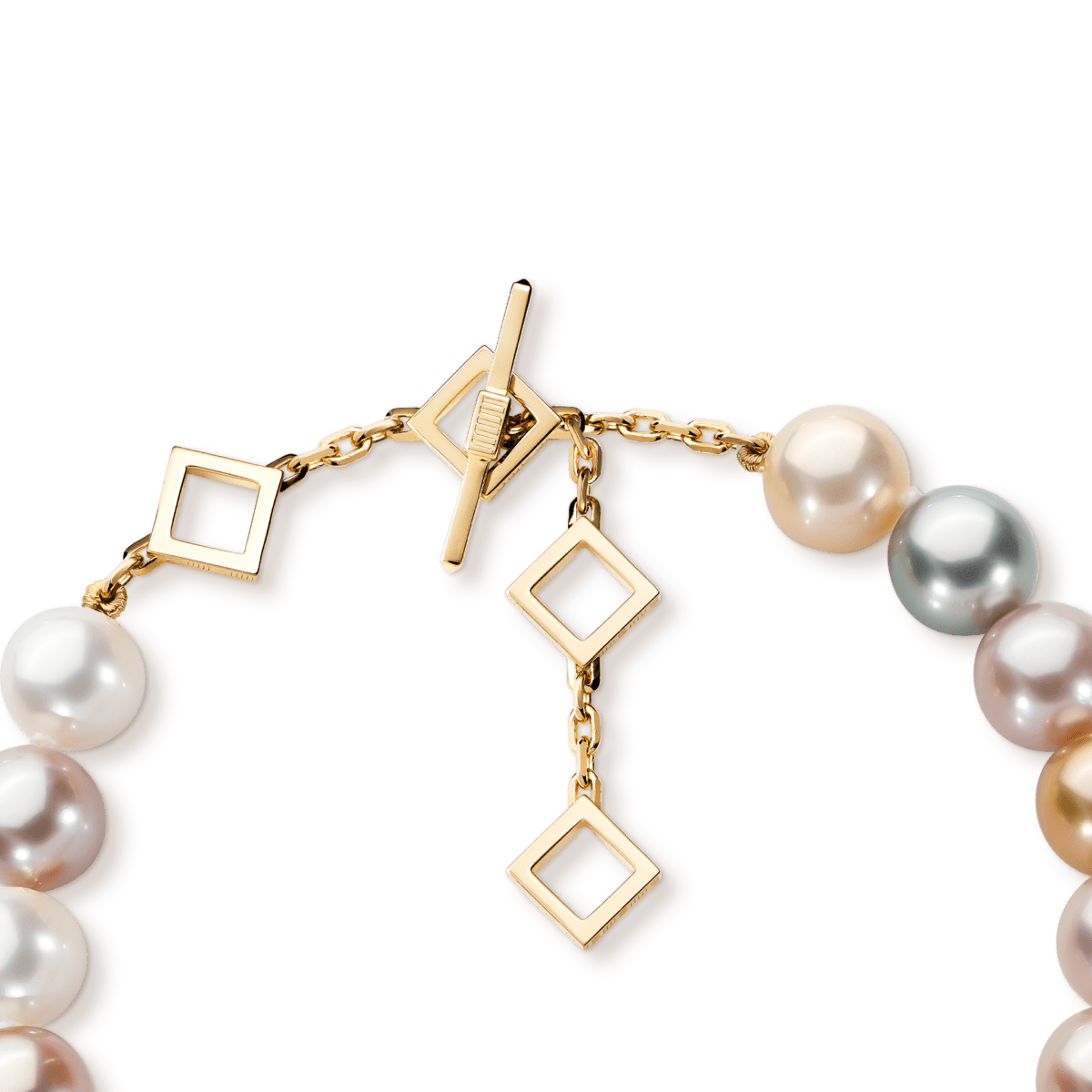 Multicolour Round Pearl Bracelet